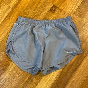 Nike dri fit size small gray shorts